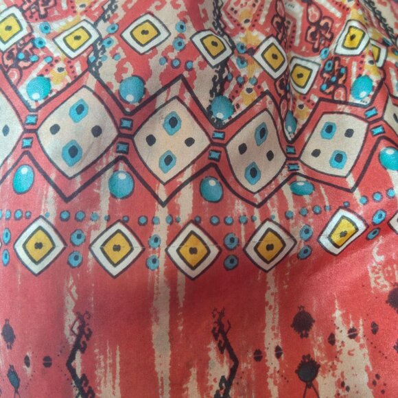 Johnny Was Womens 100% Silk Sleeveless Boho Mini Dress Crochet Back Festival M - Picture 12 of 12